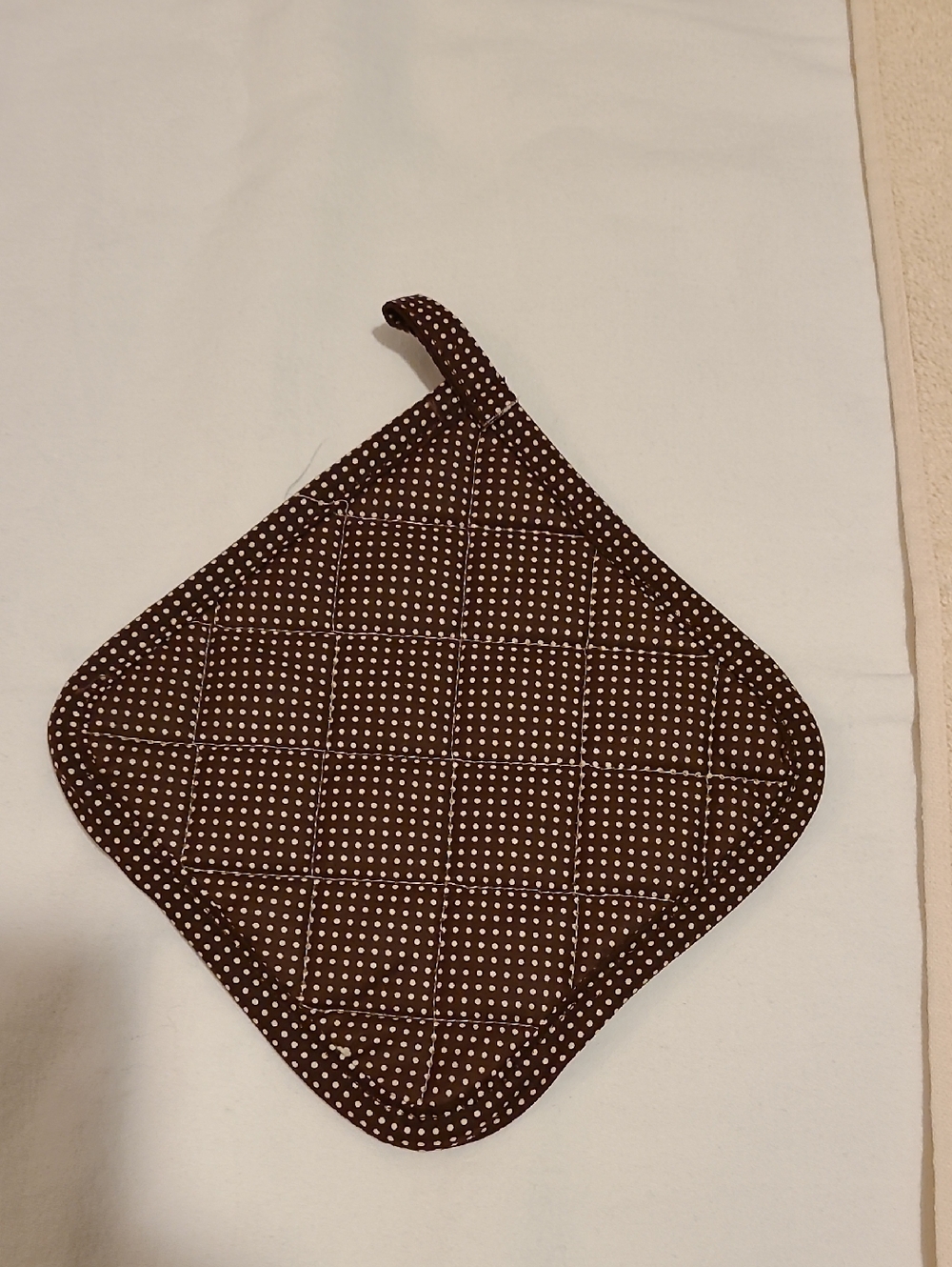 Vintage Cannon Fresh Mushrooms Butterfly Kitchen Towel And Pot Holder 70s - Picture 6 of 11
